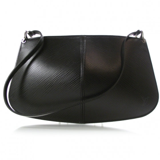 Epi Demi Lune Pochette Black