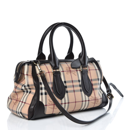 Burberry Haymarket Check Small Gladstone Chocolate 4 of 8