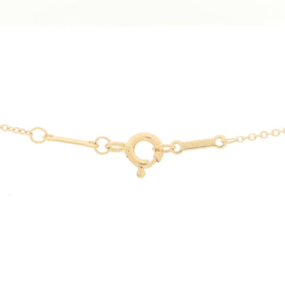 Tiffany 18K Yellow Gold Diamond .44ct Elsa Peretti Diamonds by the Yard Pendant Necklace 5 of 6