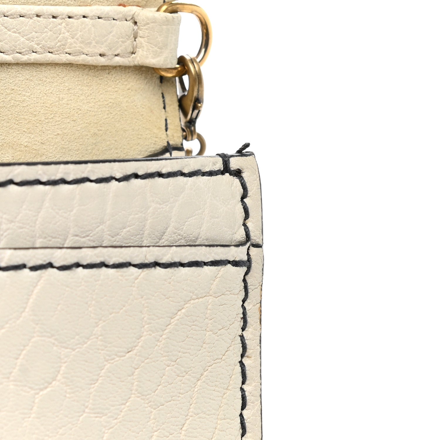 Christian Dior Canyon Grained Lambskin Mini J'Adior Chain Flap Bag White 9 of 9