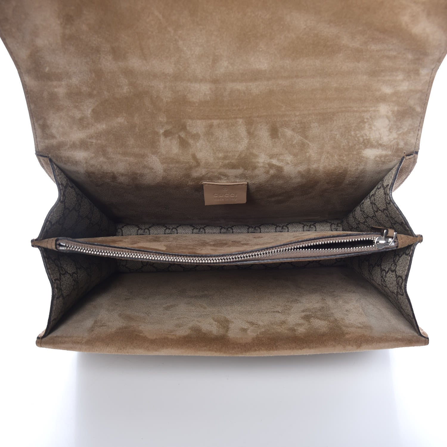 Gucci GG Supreme Monogram Medium Dionysus Shoulder Bag Taupe 5 of 10