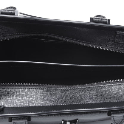 Saint Laurent Grain De Poudre Medium Uptown Tote Black 3 of 4
