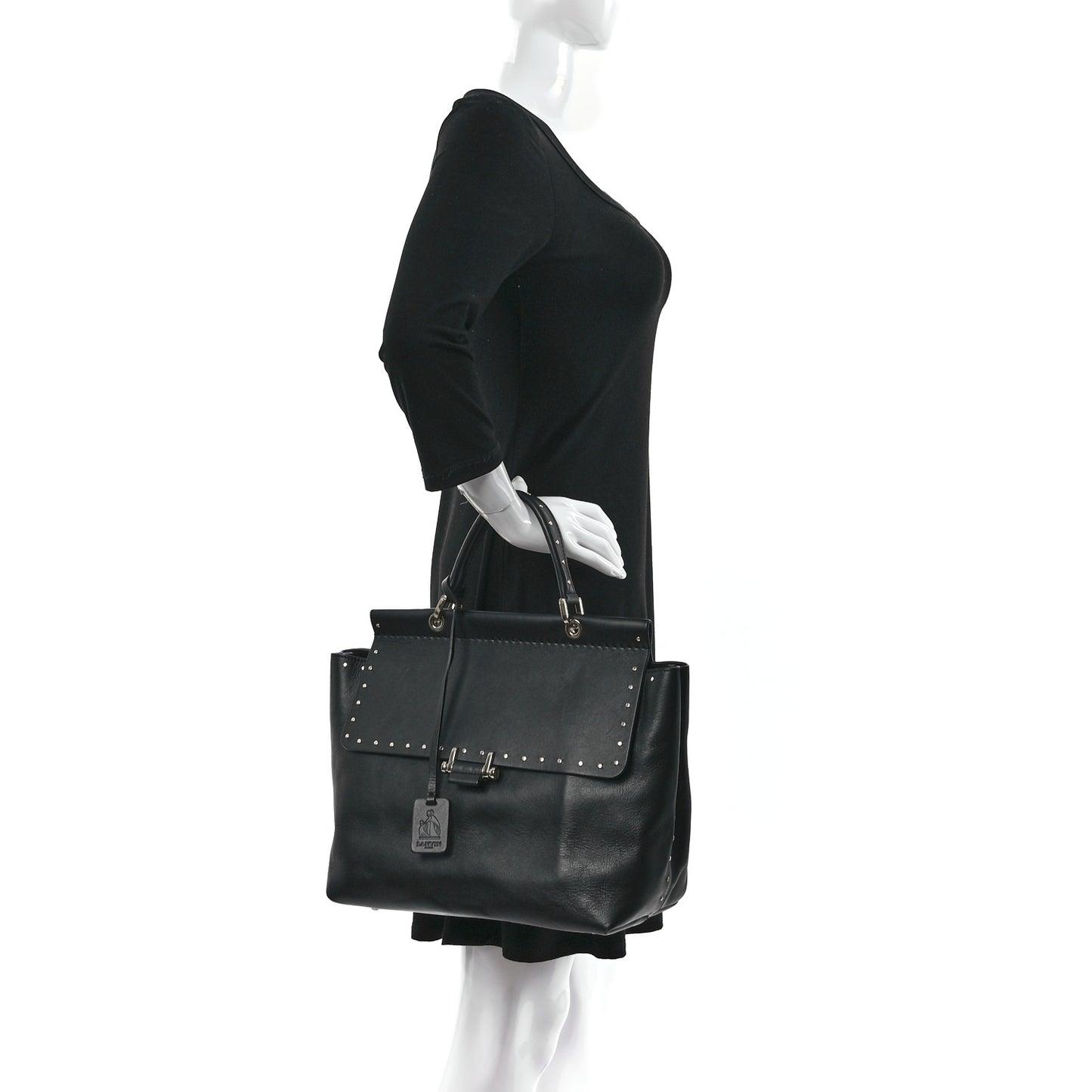 Goatskin Medium Trilogy Cabas Black