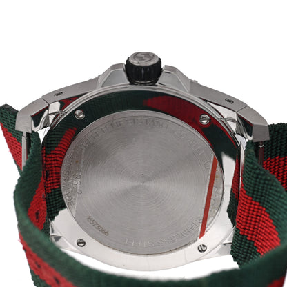 Gucci Stainless Steel Nylon 45mm Dive Quartz Watch Black 4 of 5