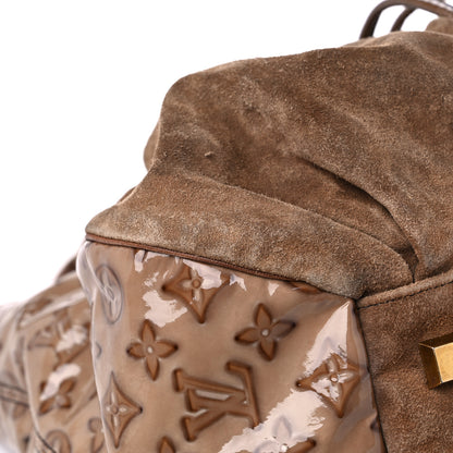 Louis Vuitton Suede Patent Monogram Irene Brown 7 of 17