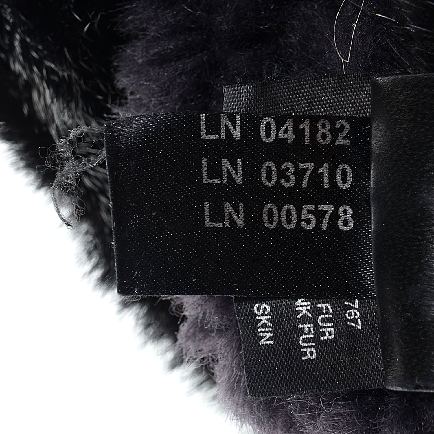 Prada Shearling Mink Fur Crocodile Shoulder Bag Black 7 of 10