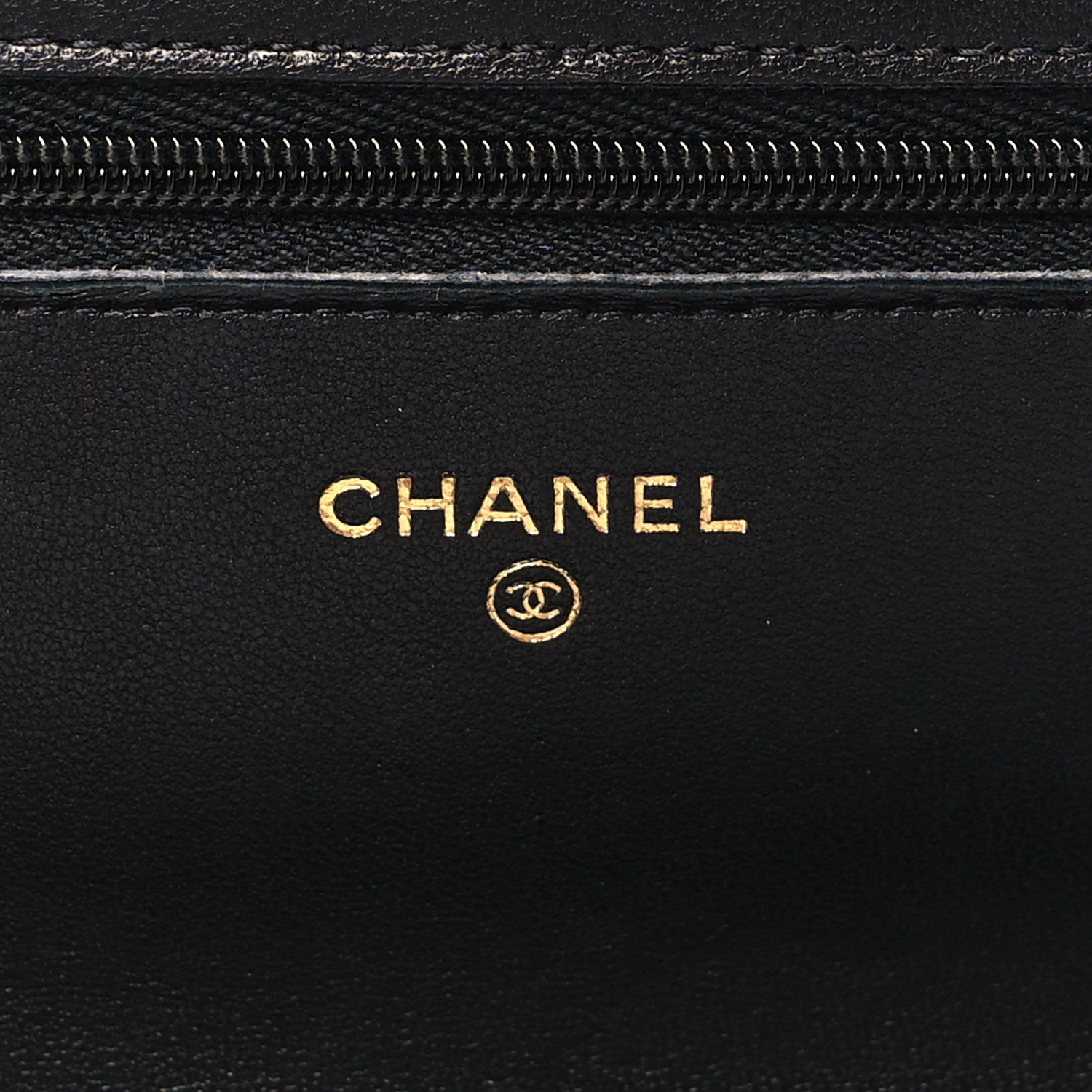 Chanel Lambskin Quilted Wallet On Chain WOC Black 6 of 11