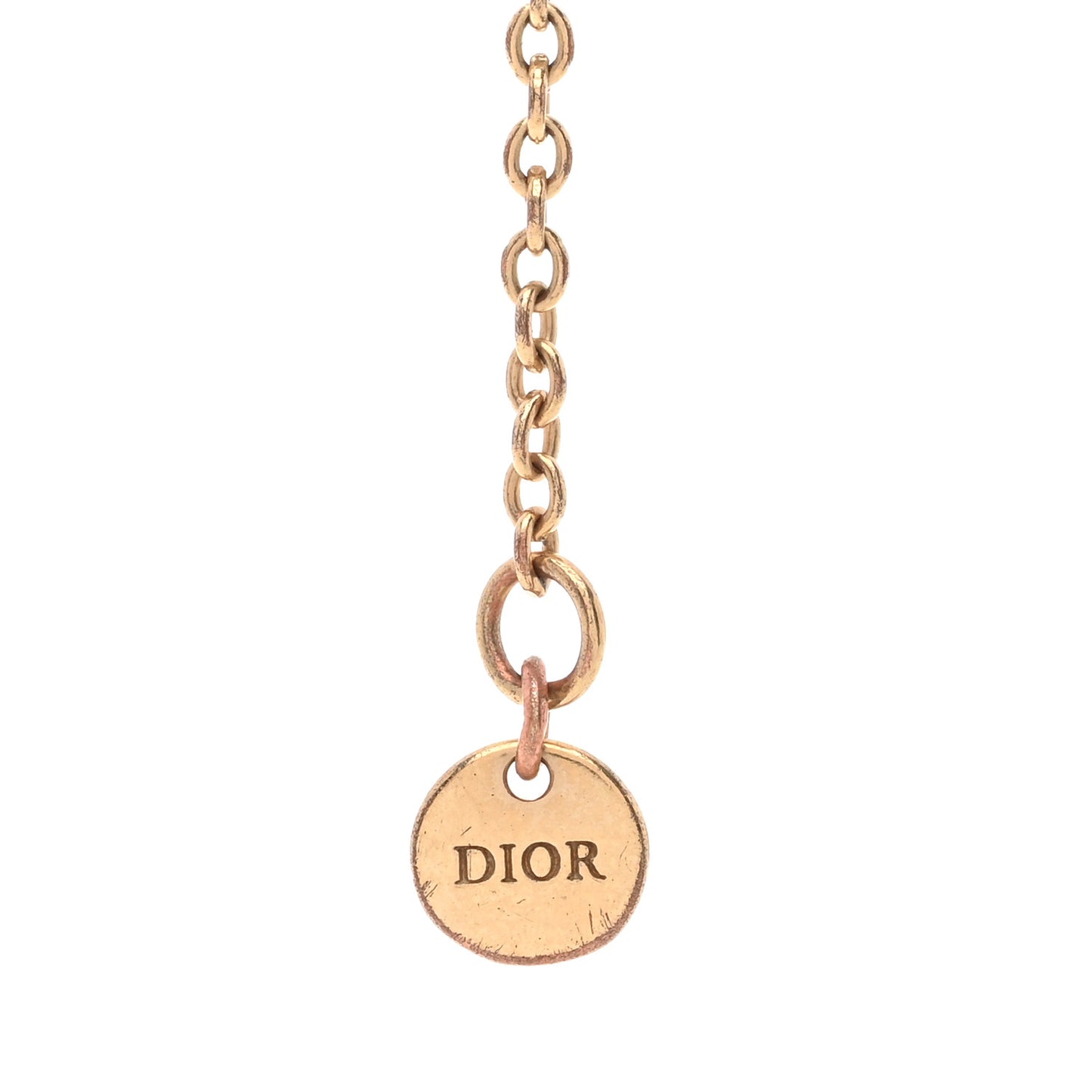 Metal Crystal Clair D Lune Bracelet Gold