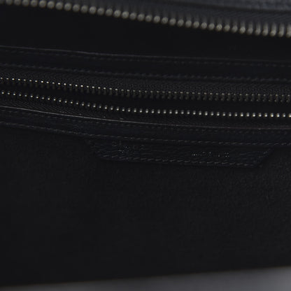Celine Drummed Calfskin Mini Luggage Black 7 of 8