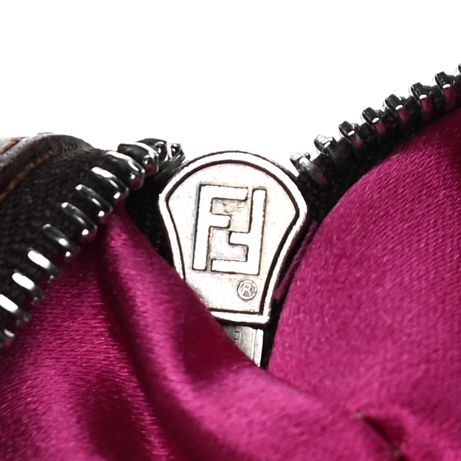 Fendi Beaded Baguette Red Pink 9 of 21