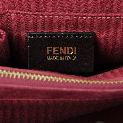 Fendi Vitello Elite Flamingo Regular 2Jours Tote Amarena 7 of 8