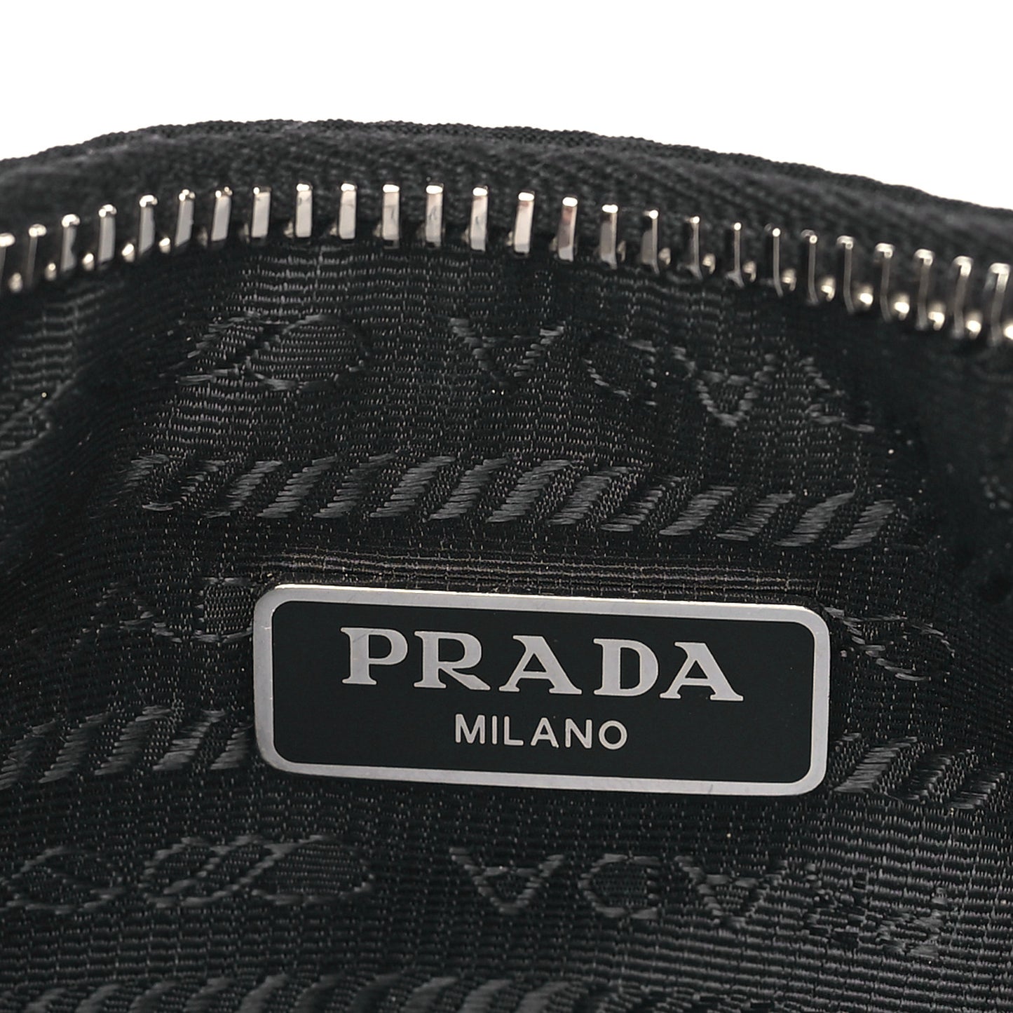 Tessuto Nylon Saffiano Mini Re-Edition 2005 Bag Black