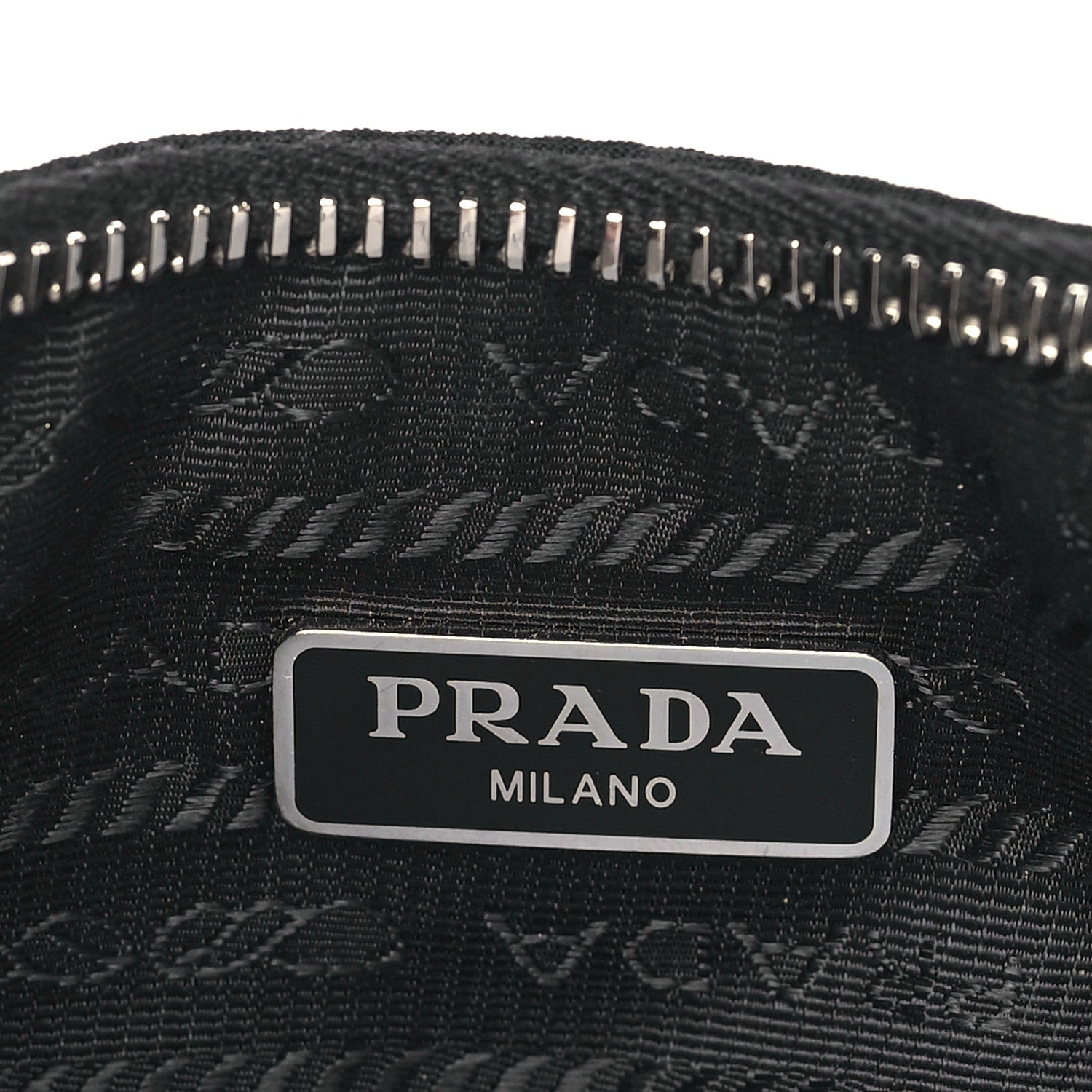 Prada Tessuto Nylon Saffiano Mini Re-Edition 2005 Bag Black 6 of 9