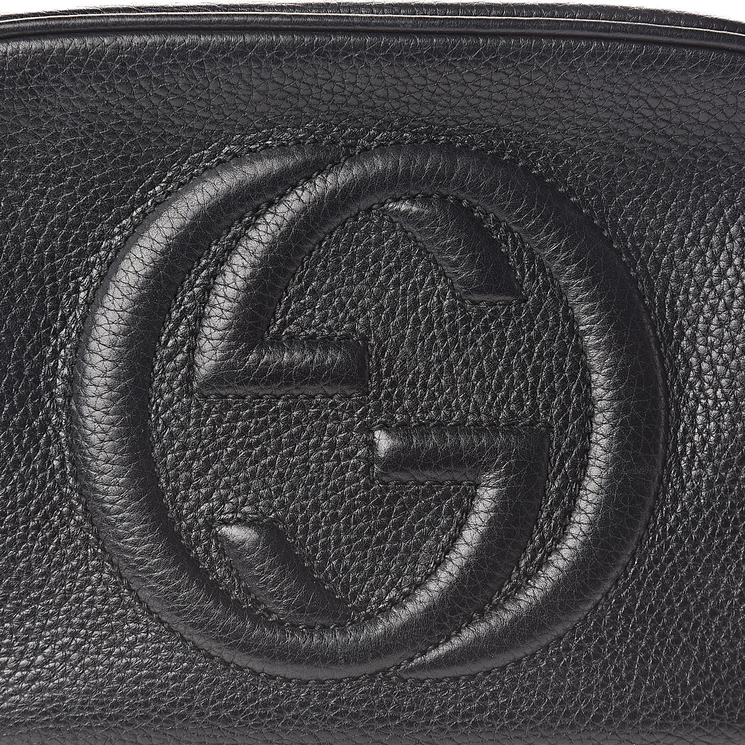 Gucci Pebbled Calfskin Small Soho Disco Bag Black 10 of 10
