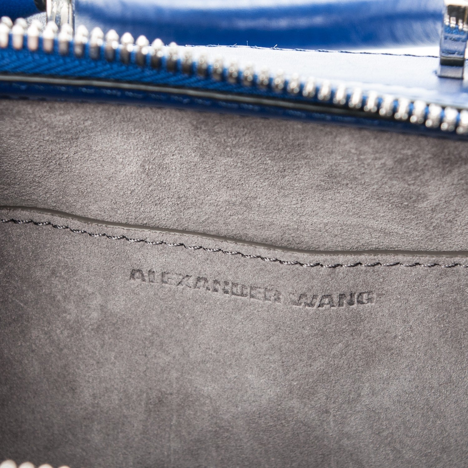 Alexander Wang Smooth Calfskin Mini Emile Vein Rhodium Hardware 6 of 6