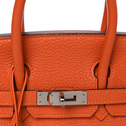 Hermes Togo Birkin 25 Orange 8 of 15