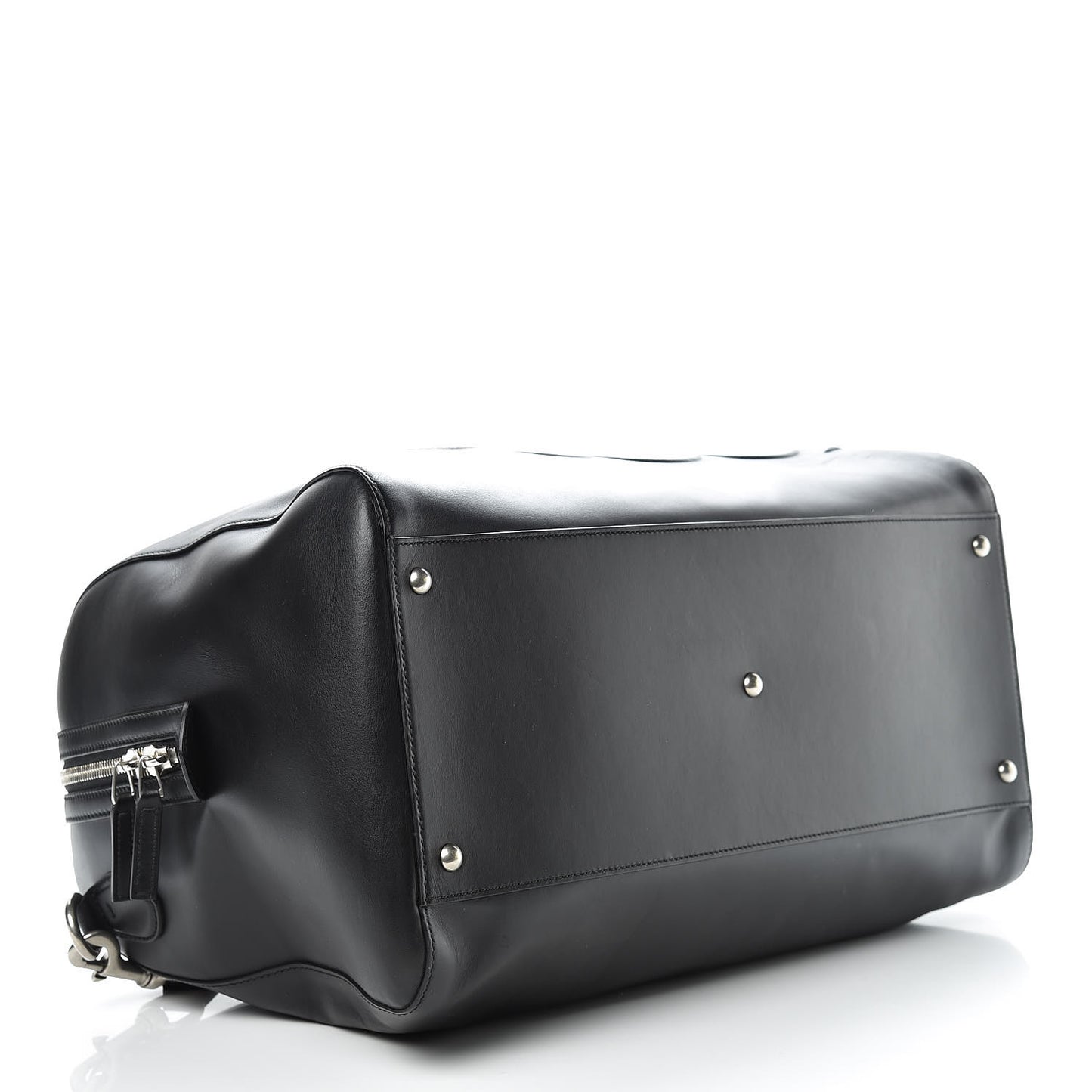 Calfskin GucciGhost Real Duffle Black Yellow