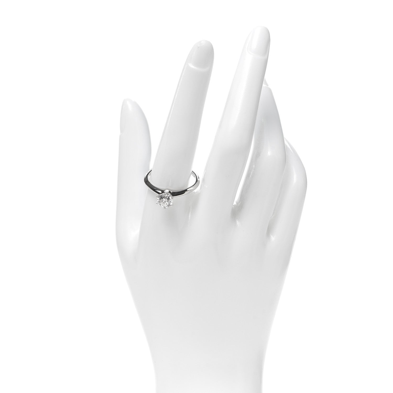 Tiffany Platinum Diamond 1.08ct Solitaire Engagement Ring 62 10 2 of 6