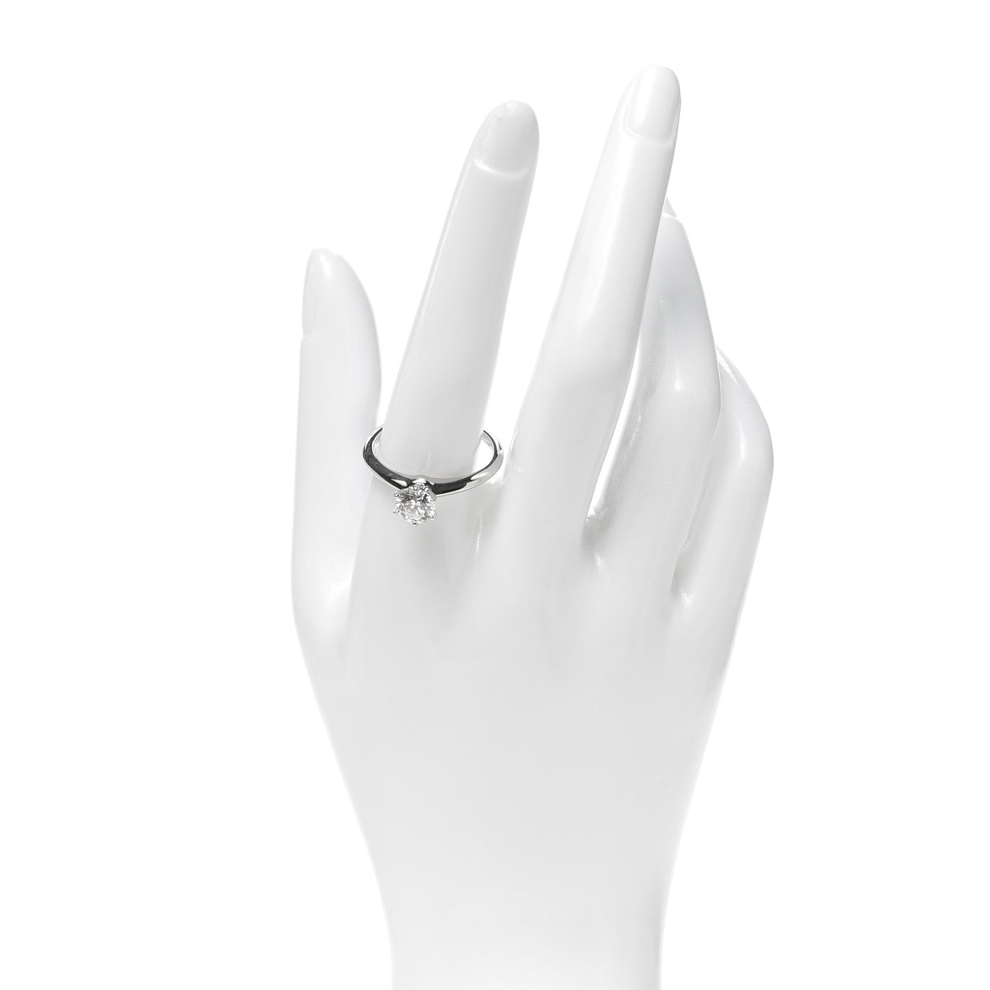 Platinum Diamond 1.08ct Solitaire Engagement Ring 62 10