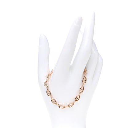 Hermes 18K Rose Gold TPM Chaine d'Ancre Bracelet 2 of 5