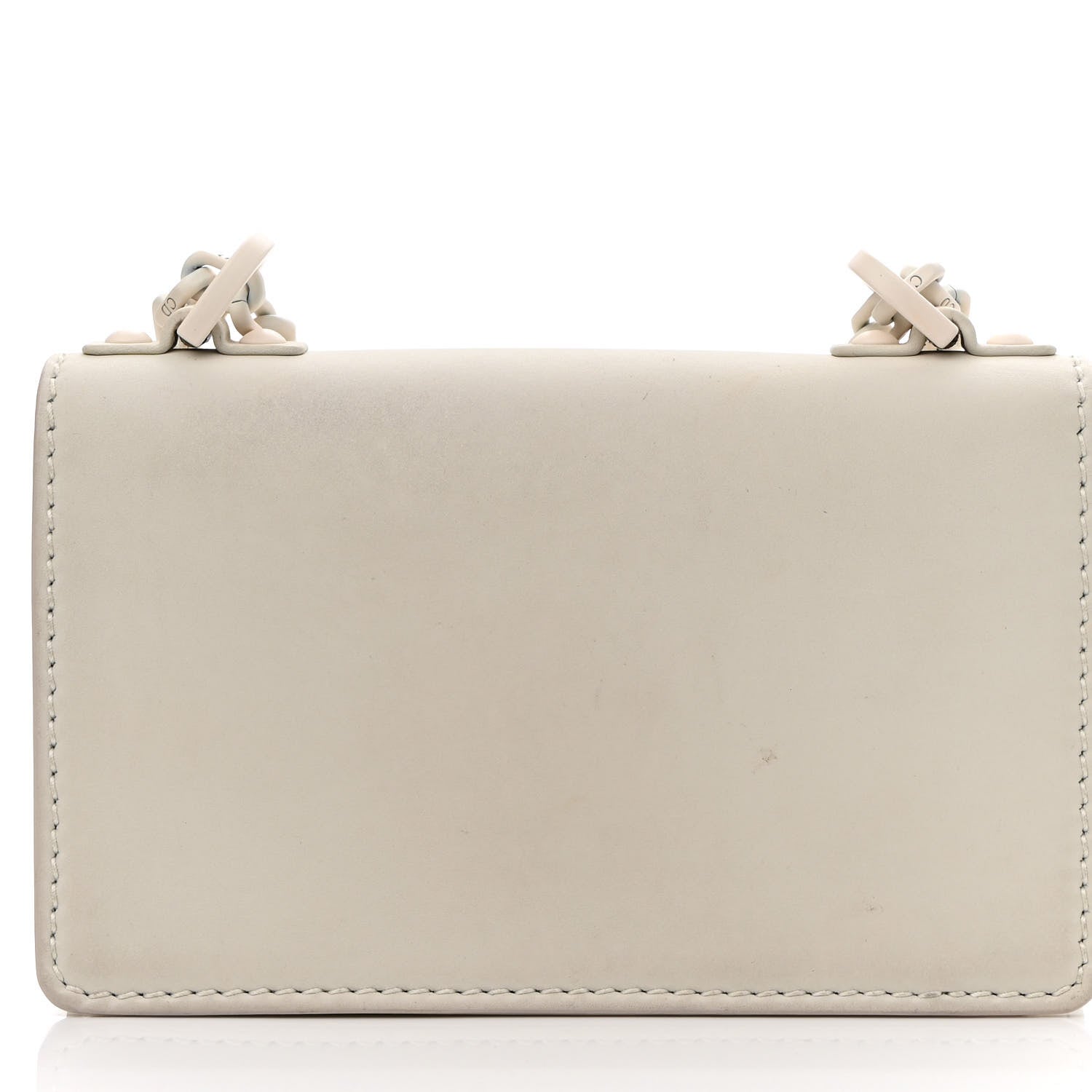 Christian Dior Ultra Matte Calfskin Mini J'Adior Chain Flap Bag White 9 of 9