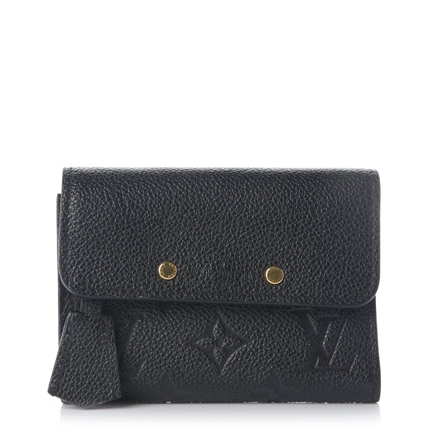 Louis Vuitton Empreinte Pont-Neuf Compact Wallet Black 1 of 10