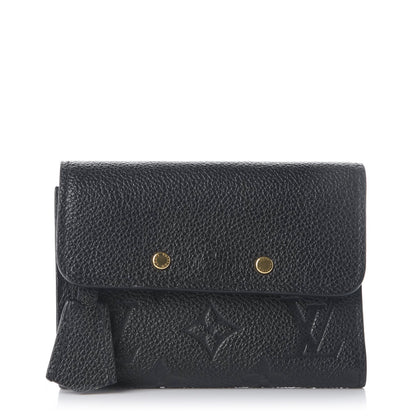 Louis Vuitton Empreinte Pont-Neuf Compact Wallet Black 1 of 10
