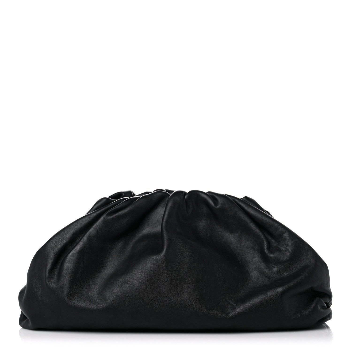 Bottega Veneta Smooth Butter Calf The Pouch Oversized Clutch Black 1 of 12