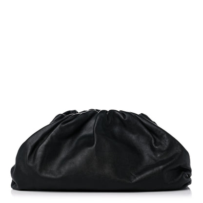 Bottega Veneta Smooth Butter Calf The Pouch Oversized Clutch Black 1 of 12