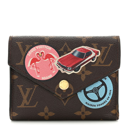 Louis Vuitton Monogram World Tour Victorine Wallet 1 of 14