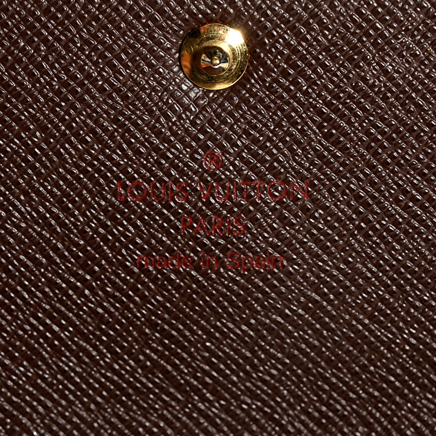 Damier Ebene Sarah Wallet