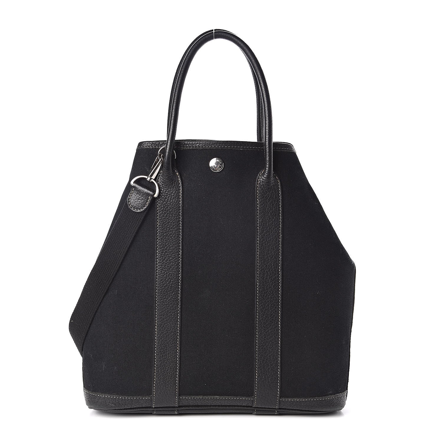 Hermes Toile Negonda Garden File PM Black 1 of 15