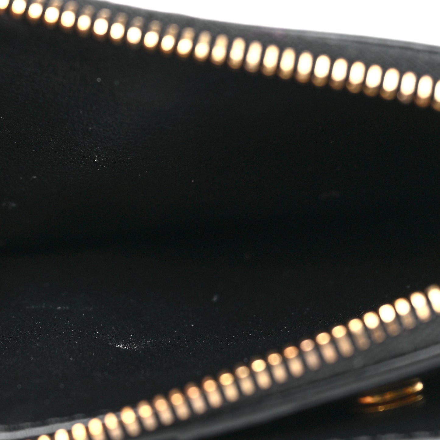 Nappa Maxi Intrecciato Small Bi-Fold Zip Wallet Black