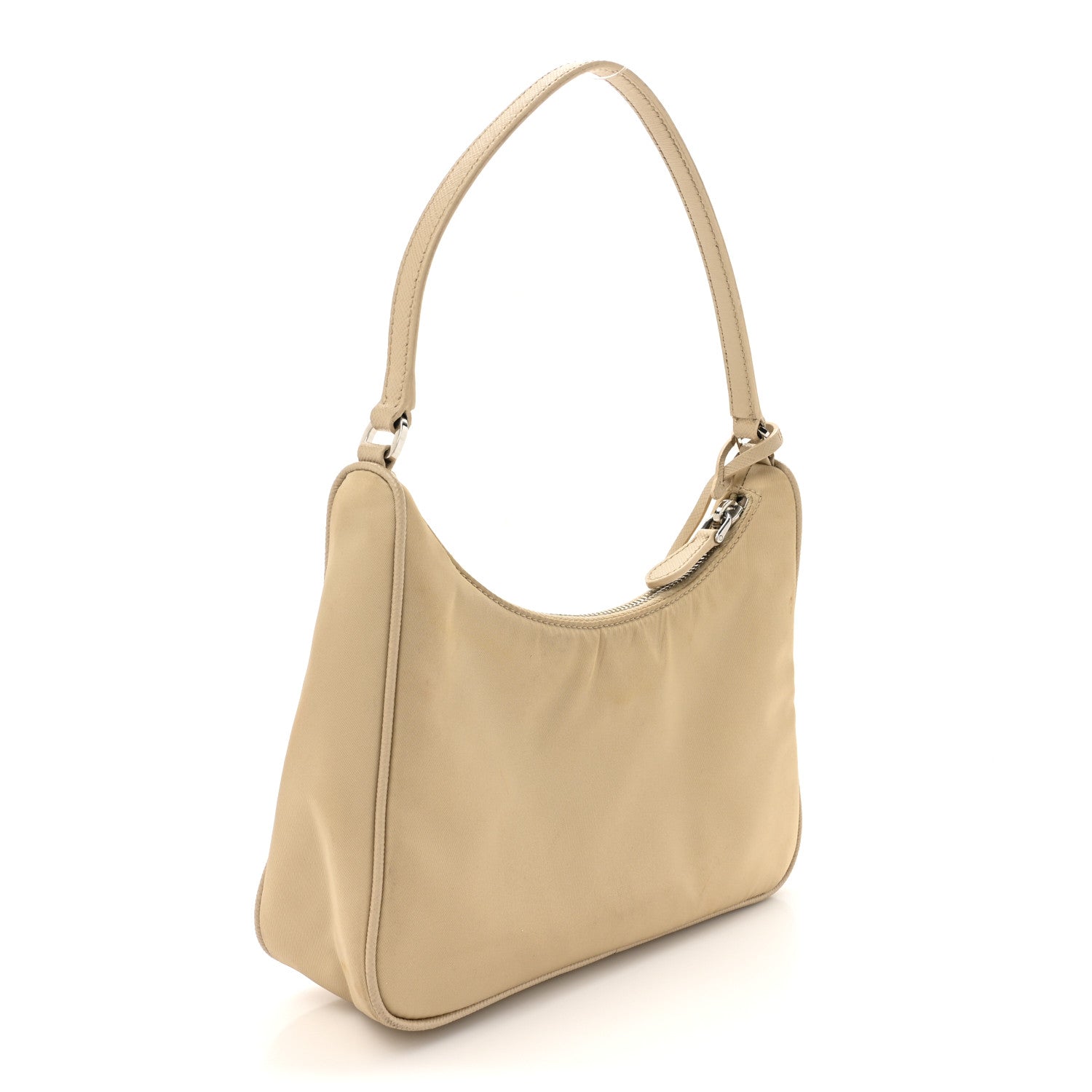 Prada Re-Nylon Saffiano Mini Re-Edition 2005 Bag Deserto 3 of 13