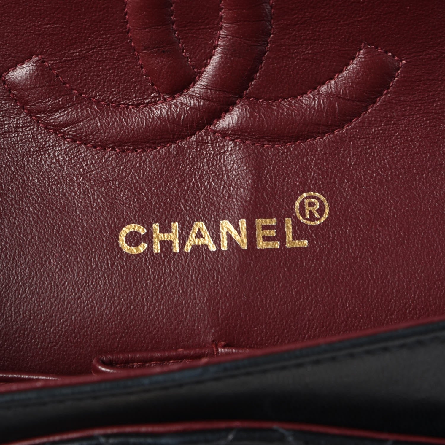Chanel Lambskin Quilted Medium Double Flap Black 7 of 9