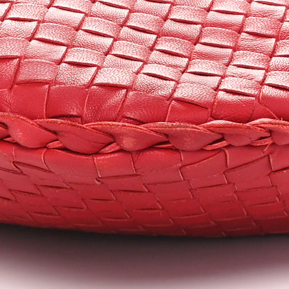 Bottega Veneta Nappa Intrecciato Medium Veneta Hobo Red 11 of 12