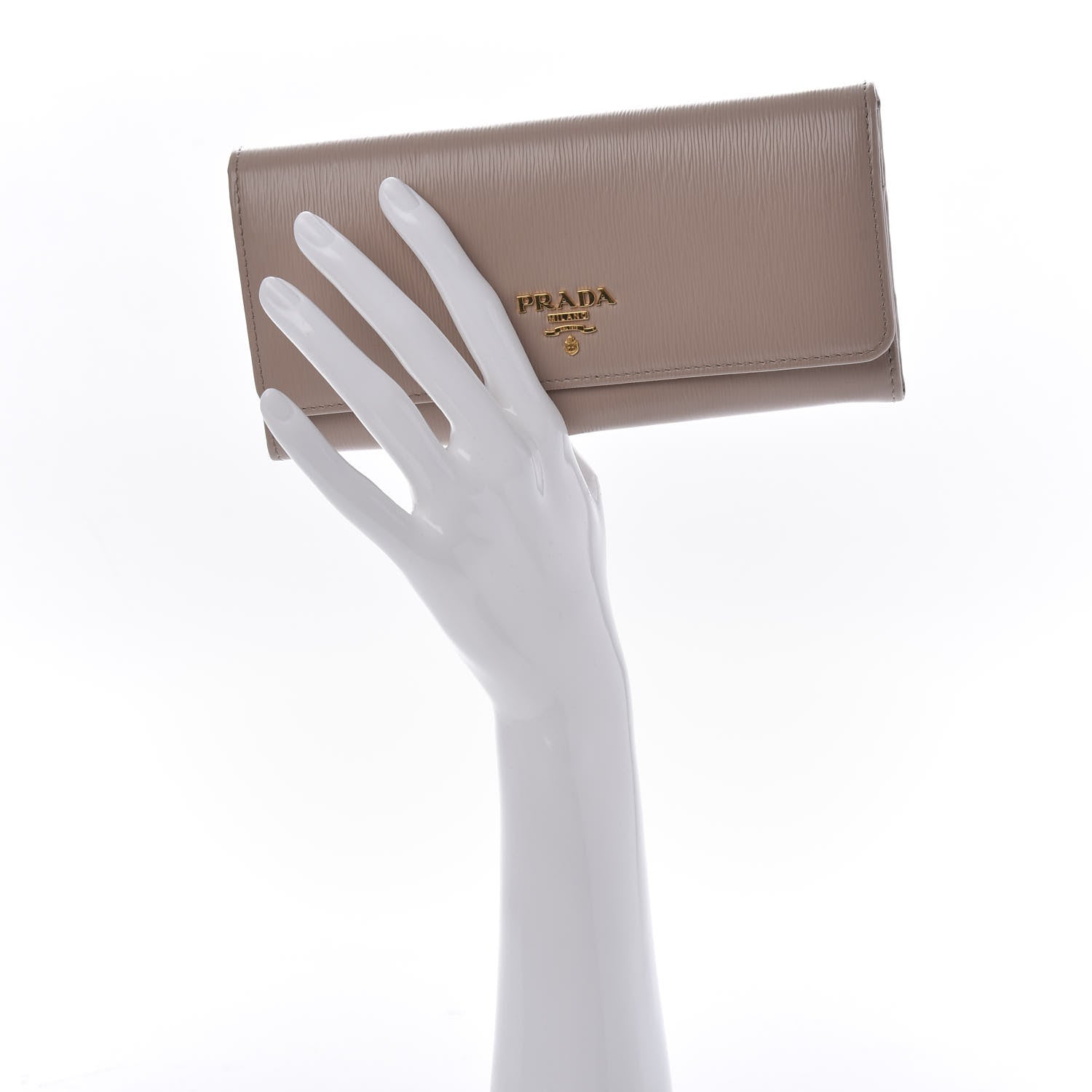 Prada Vitello Move Continental Flap Travel Wallet Cammeo 2 of 10