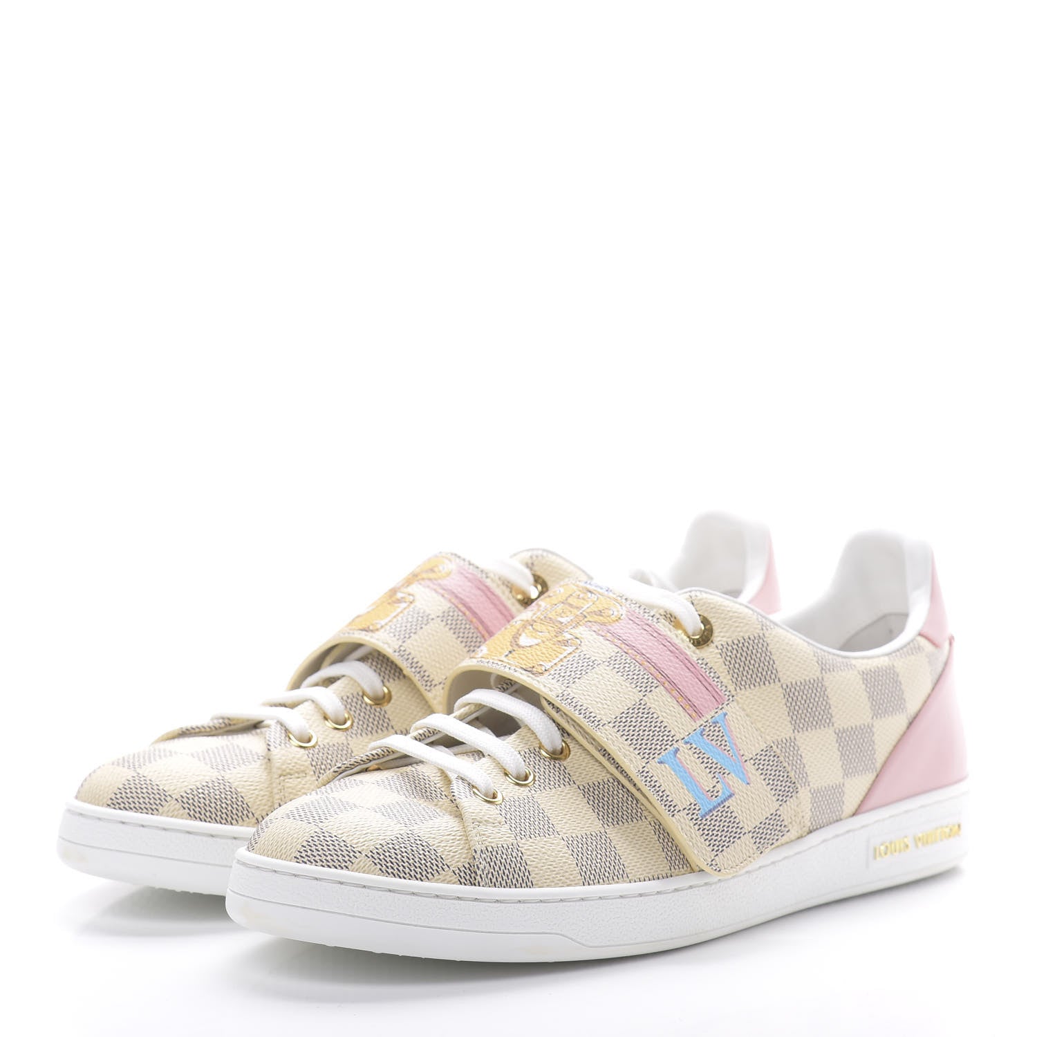 Louis Vuitton Damier Azur Summer Trunks Frontrow Sneaker 41 3 of 10