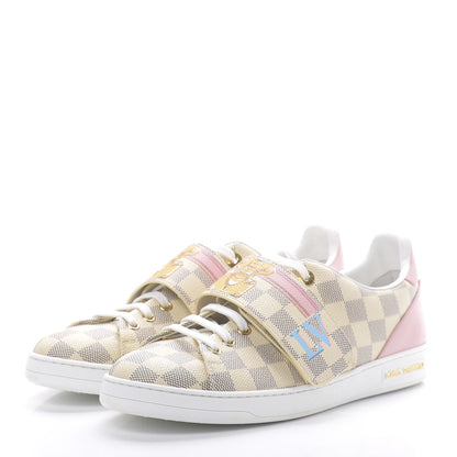Louis Vuitton Damier Azur Summer Trunks Frontrow Sneaker 41 3 of 10