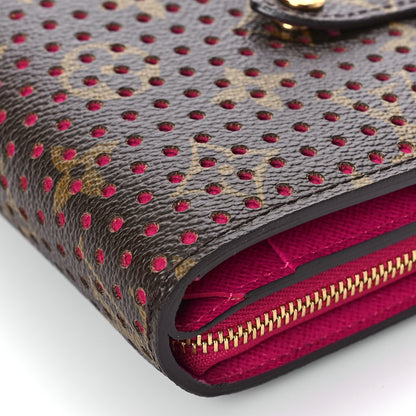 Louis Vuitton Monogram Perforated Compact Zipped Wallet Fuchsia 8 of 9