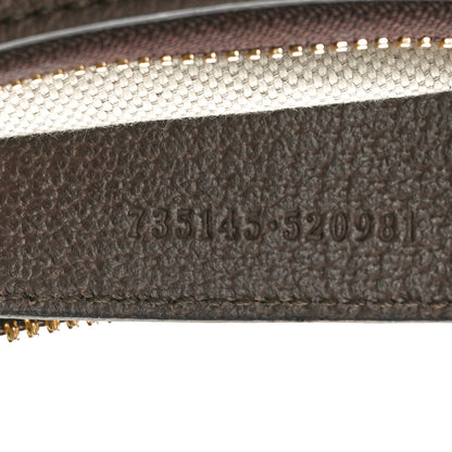 Gucci GG Supreme Monogram Textured Dollar Calfskin Small Ophidia Hobo Beige Ebony New Acero 7 of 10