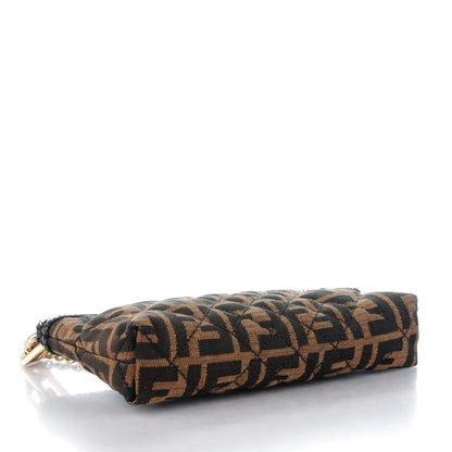 Fendi Zucca Quilted Pochette Tobacco 4 of 8