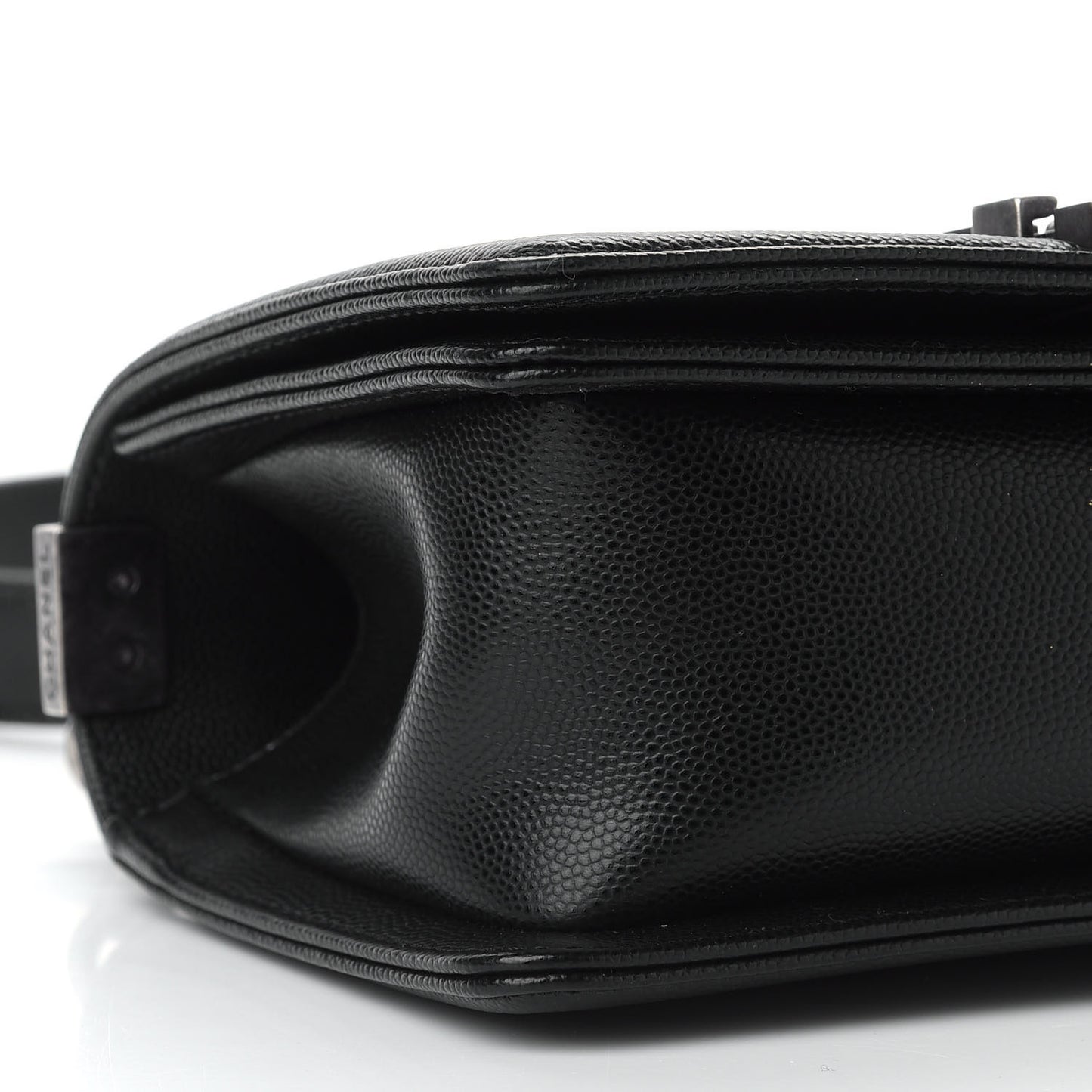 Caviar Quilted Small Boy Flap Black