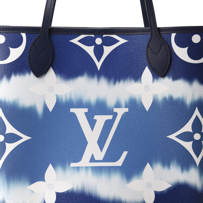 Louis Vuitton Monogram Escale Neverfull MM Blue 11 of 12