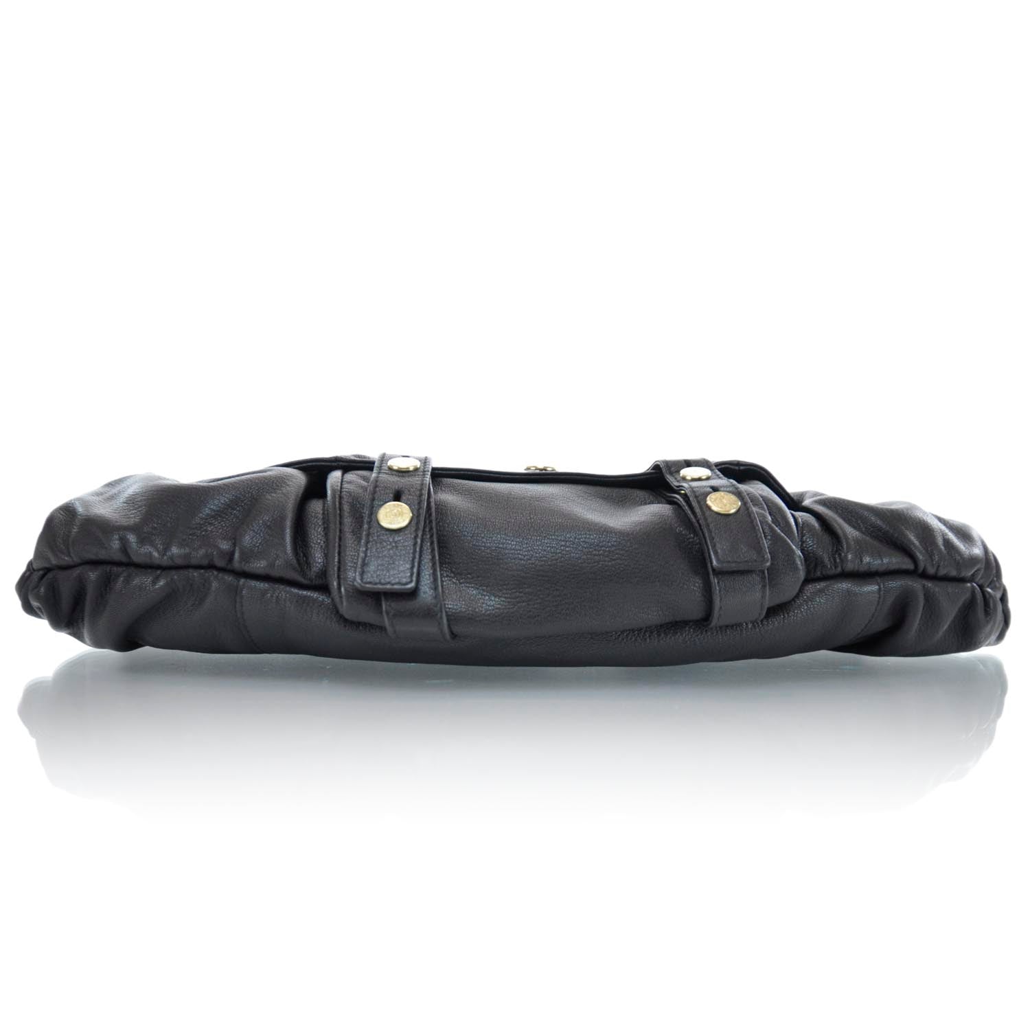 Saint Laurent Chevre Mala Mala Horn Bag Black 5 of 12