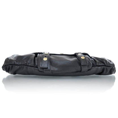 Saint Laurent Chevre Mala Mala Horn Bag Black 5 of 12