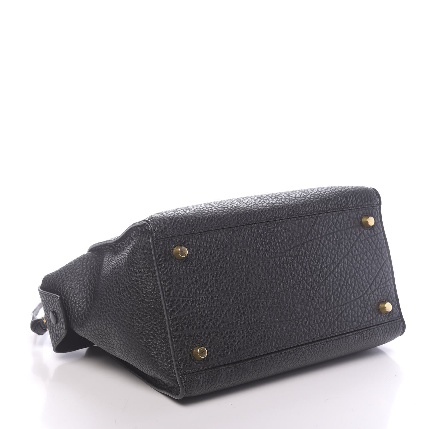 Celine Bullhide Calfskin Small Ring Bag Black 4 of 9