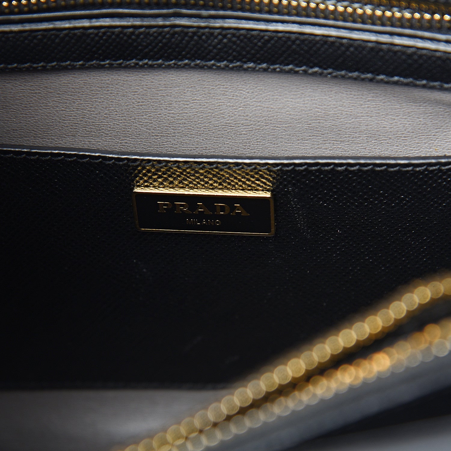 Prada Saffiano Lux Open Promenade Tote Black 5 of 11