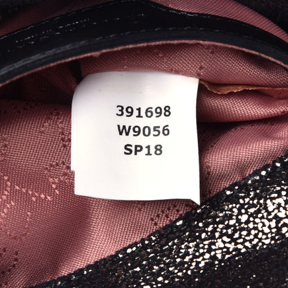 Stella McCartney Chamois Shiny Dotted Tiny Falabella Fold Over Tote Ruthenium 7 of 9
