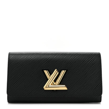 Louis Vuitton Epi Twist Wallet Black 1 of 11